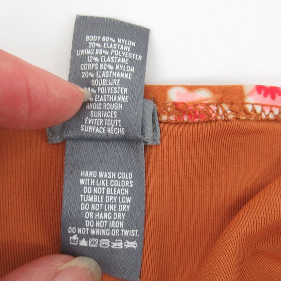 AERIE Brown Floral Bikini XS/Med - Picture 4 of 11